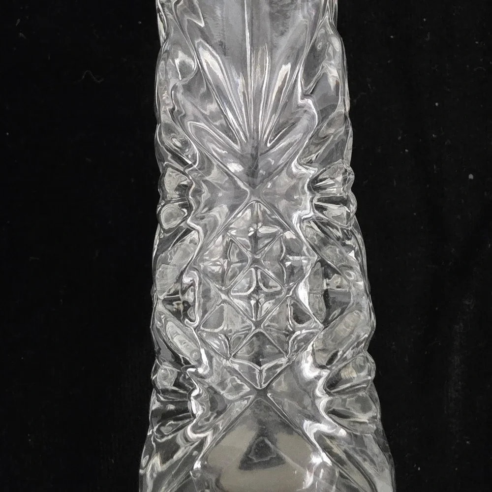 VTG Czech Republic Crystal Clear Salt And Pepper Shakers Set 5